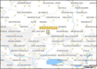 map of Hönow-Süd