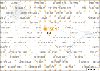 map of Honsem