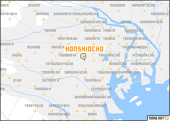 map of Honshiochō