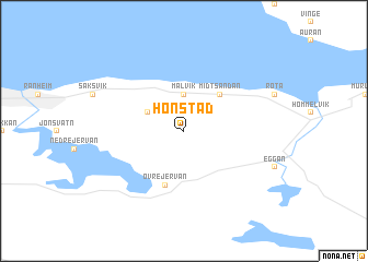 map of Hønstad