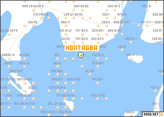 map of Hontagba