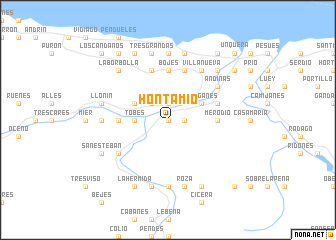 map of Hontamió