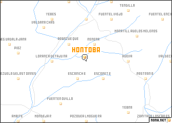 map of Hontoba