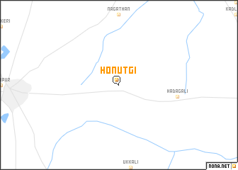 map of Honutgi