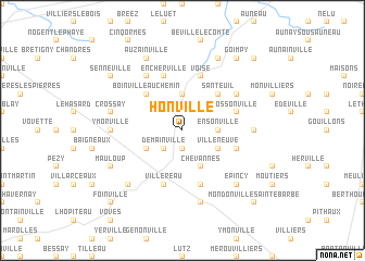 map of Honville