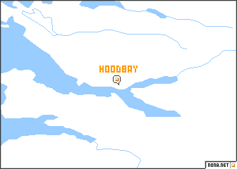 map of Hood Bay