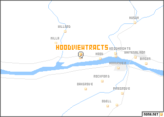 map of Hood View Tracts