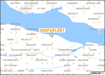 map of Hoofdplaat