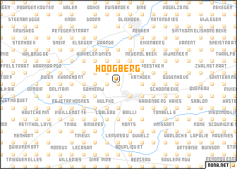 map of Hoogberg