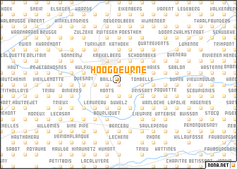 map of Hoog Deurne