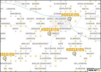 map of Hoogeind