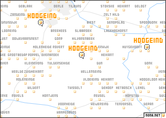 map of Hoogeind