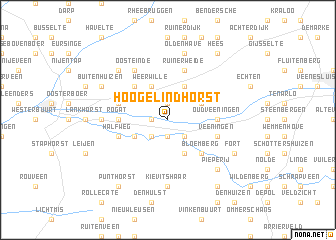 map of Hooge Lindhorst