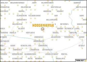 map of Hooge Mierde
