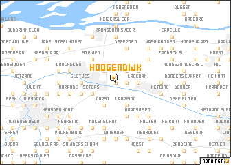 map of Hoogendijk