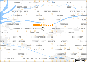 map of Hooge Vaart