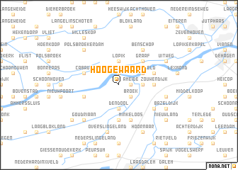 map of Hoogewaard