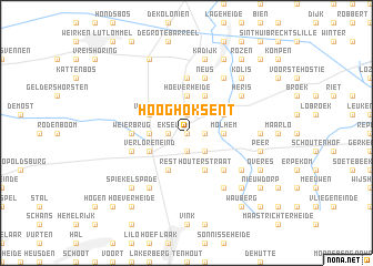 map of Hooghoksent