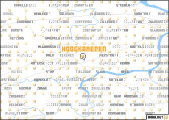 map of Hoogkameren