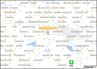 map of Hoogkerk