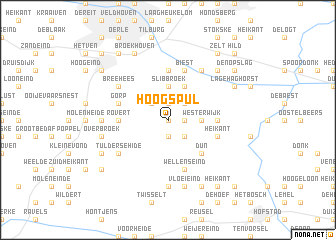 map of Hoog Spul