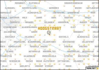 map of Hoogstraat