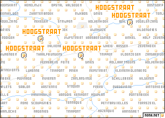 map of Hoogstraat
