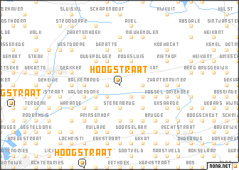 map of Hoogstraat