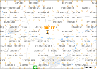 map of Hoogte