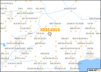 map of Hoogwoud