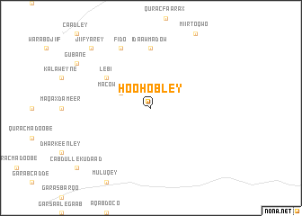 map of Hoohobley