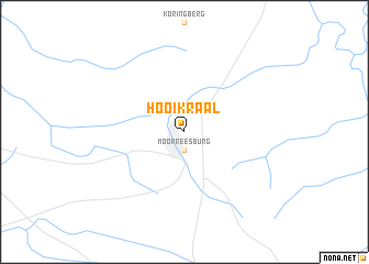 map of Hooikraal