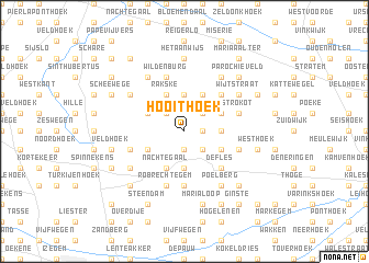 map of Hooithoek