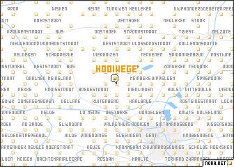 map of Hooiwege