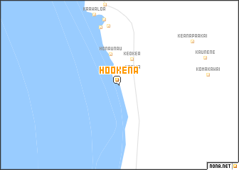 map of Hookena