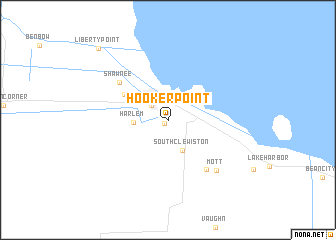 map of Hooker Point