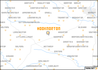 map of Hook Norton