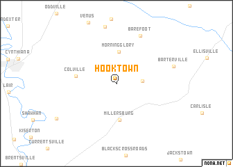 map of Hooktown