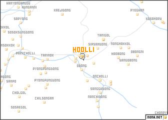 map of Hŏŏl-li