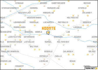 map of Hoonte