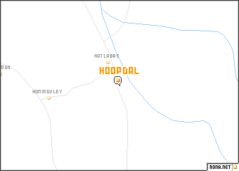 map of Hoopdal