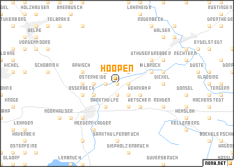 map of Hoopen