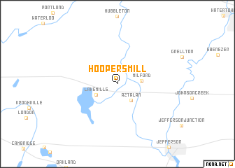 map of Hoopers Mill