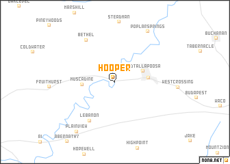 map of Hooper