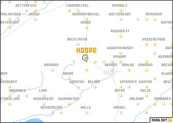 map of Hoope