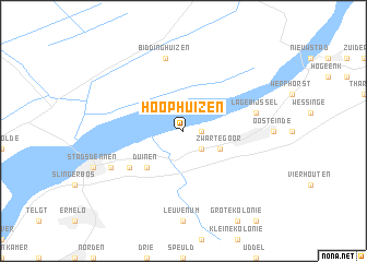 map of Hoophuizen