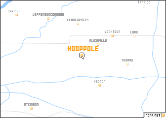 map of Hooppole