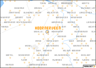 map of Hoornerveen