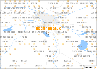 map of Hoornsedijk