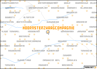 map of Hoornsterzwaagcompagnie